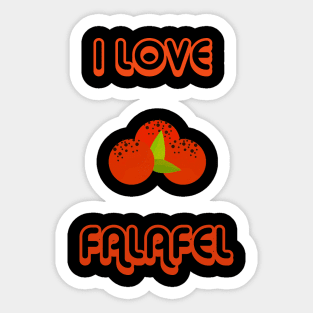 I love falafel Sticker